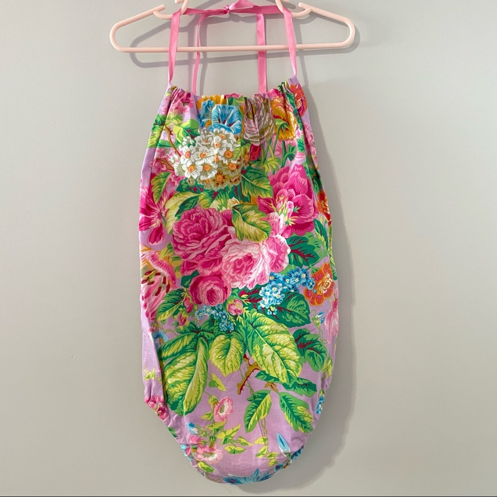 Floral handmade romper